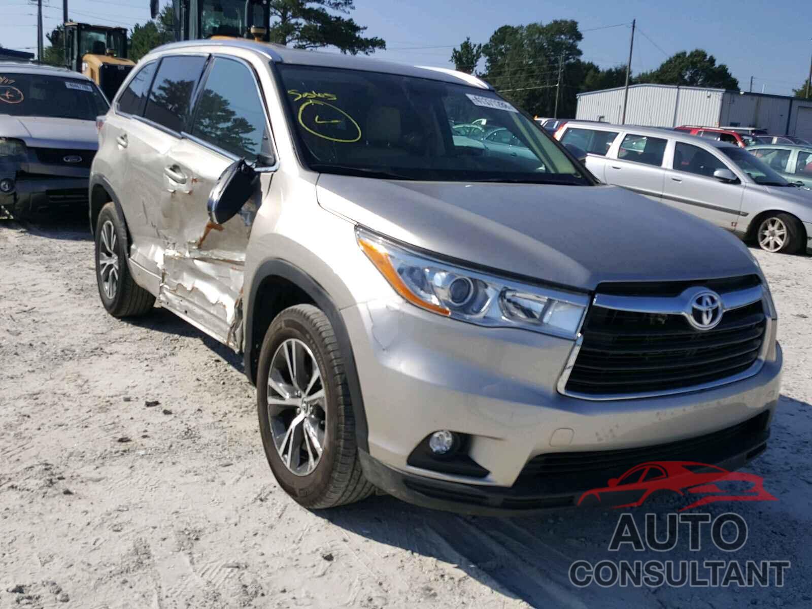 TOYOTA HIGHLANDER 2016 - 5TDKKRFH2GS157623