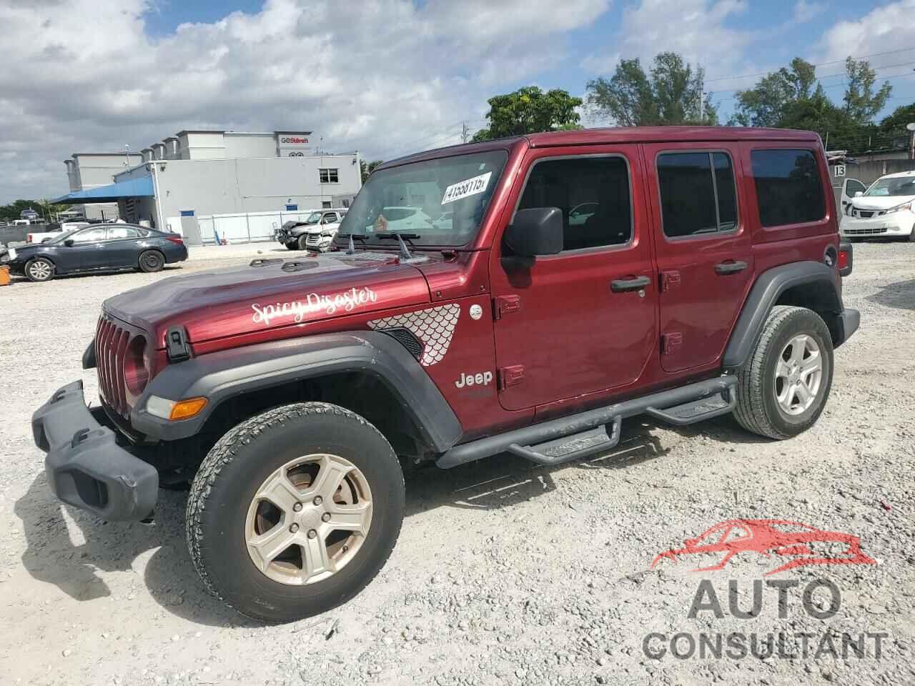 JEEP WRANGLER 2021 - 1C4HJXDN7MW596063