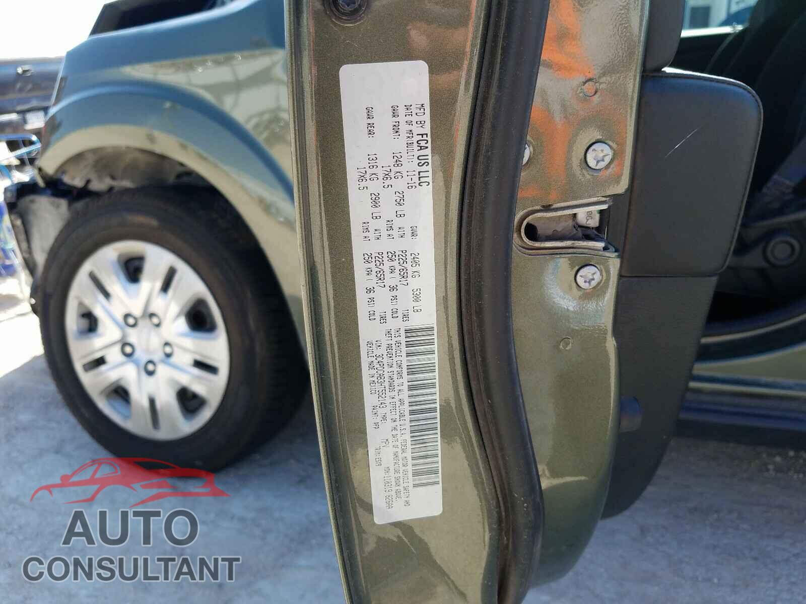 DODGE JOURNEY 2017 - 3C4PDCAB3HT552143