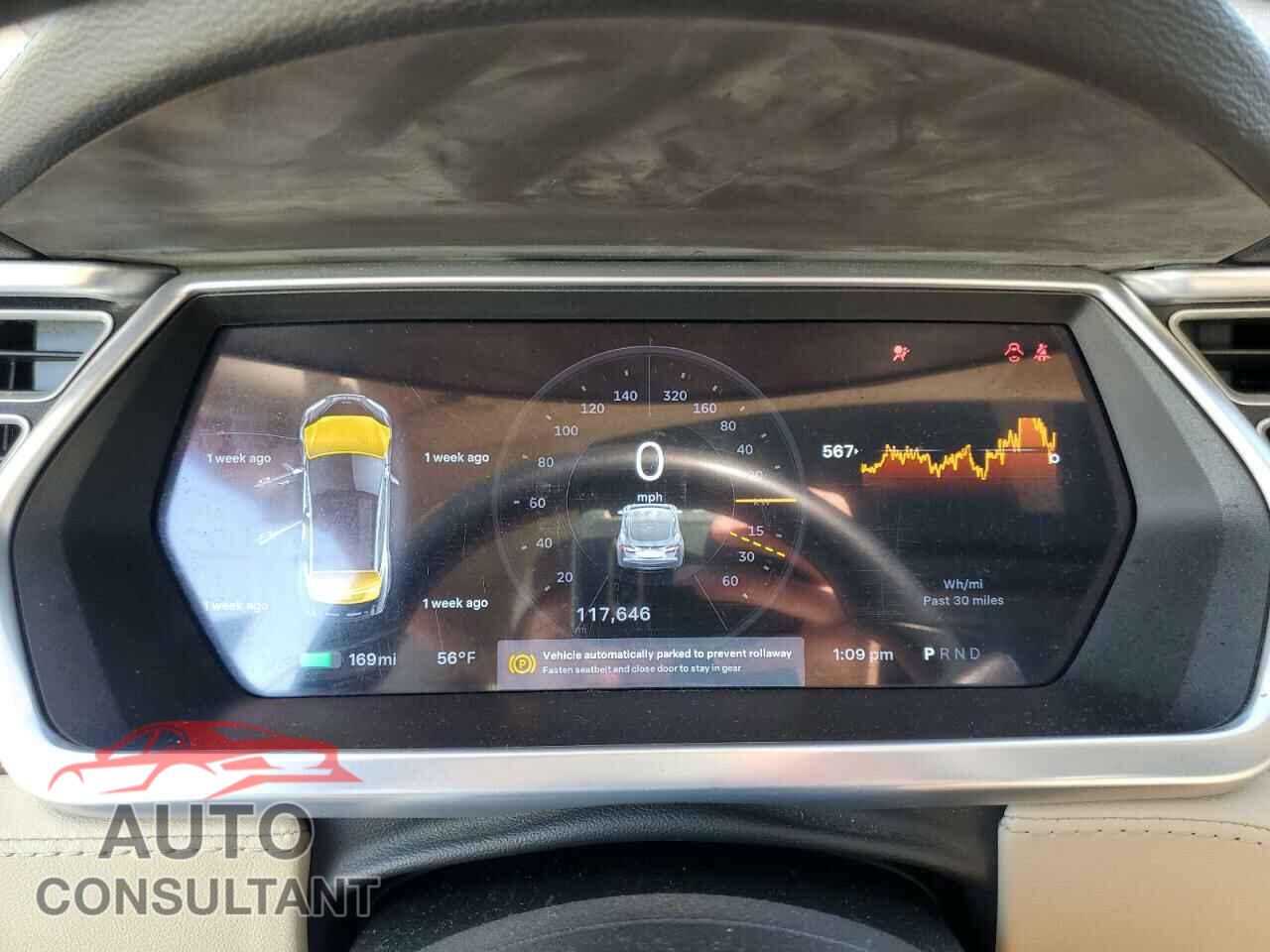 TESLA MODEL S 2013 - 5YJSA1DNXDFP27509
