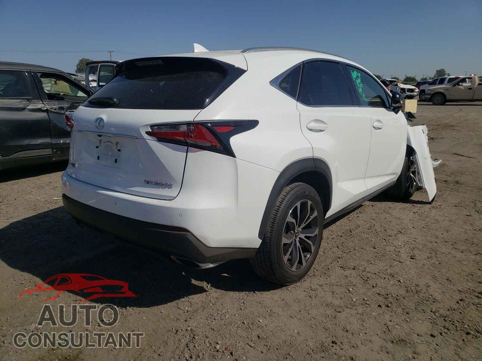 LEXUS NX 2017 - JTJBARBZ7H2105461