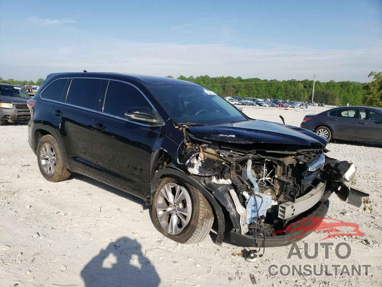 TOYOTA HIGHLANDER 2016 - 5TDZKRFH7GS160743