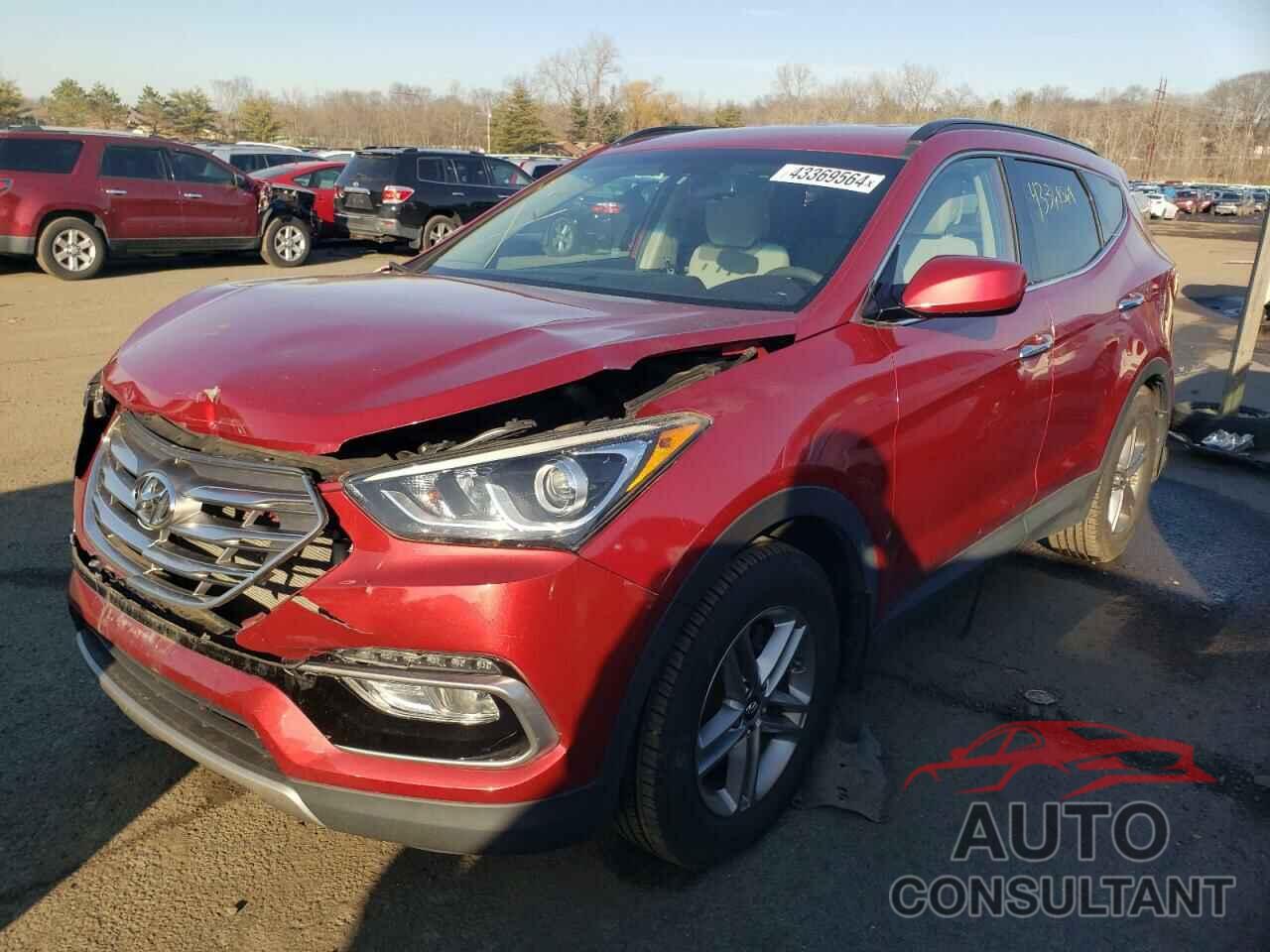 HYUNDAI SANTA FE 2017 - 5XYZUDLB7HG445468