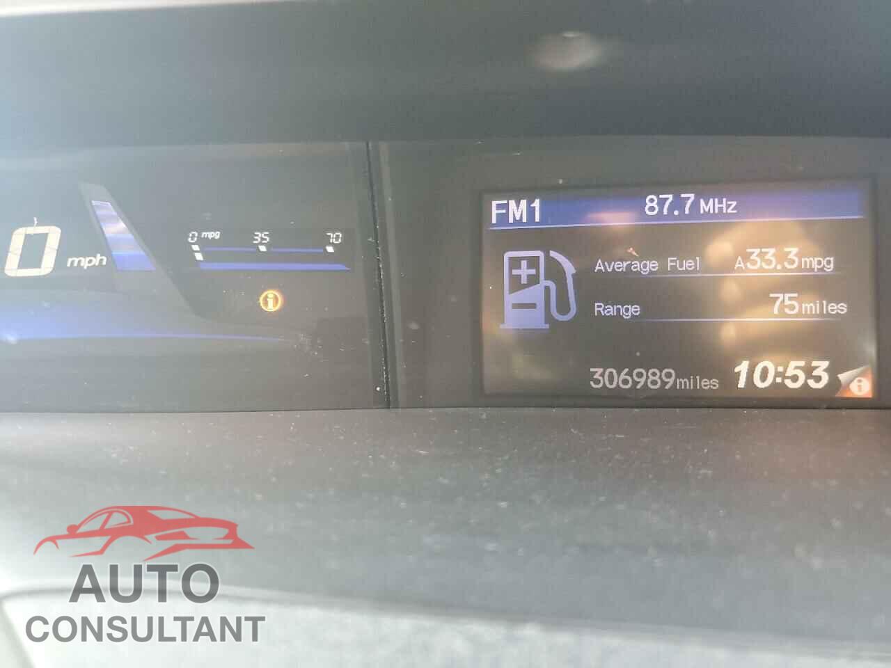 HONDA CIVIC 2012 - JHMFB2F55CS001476