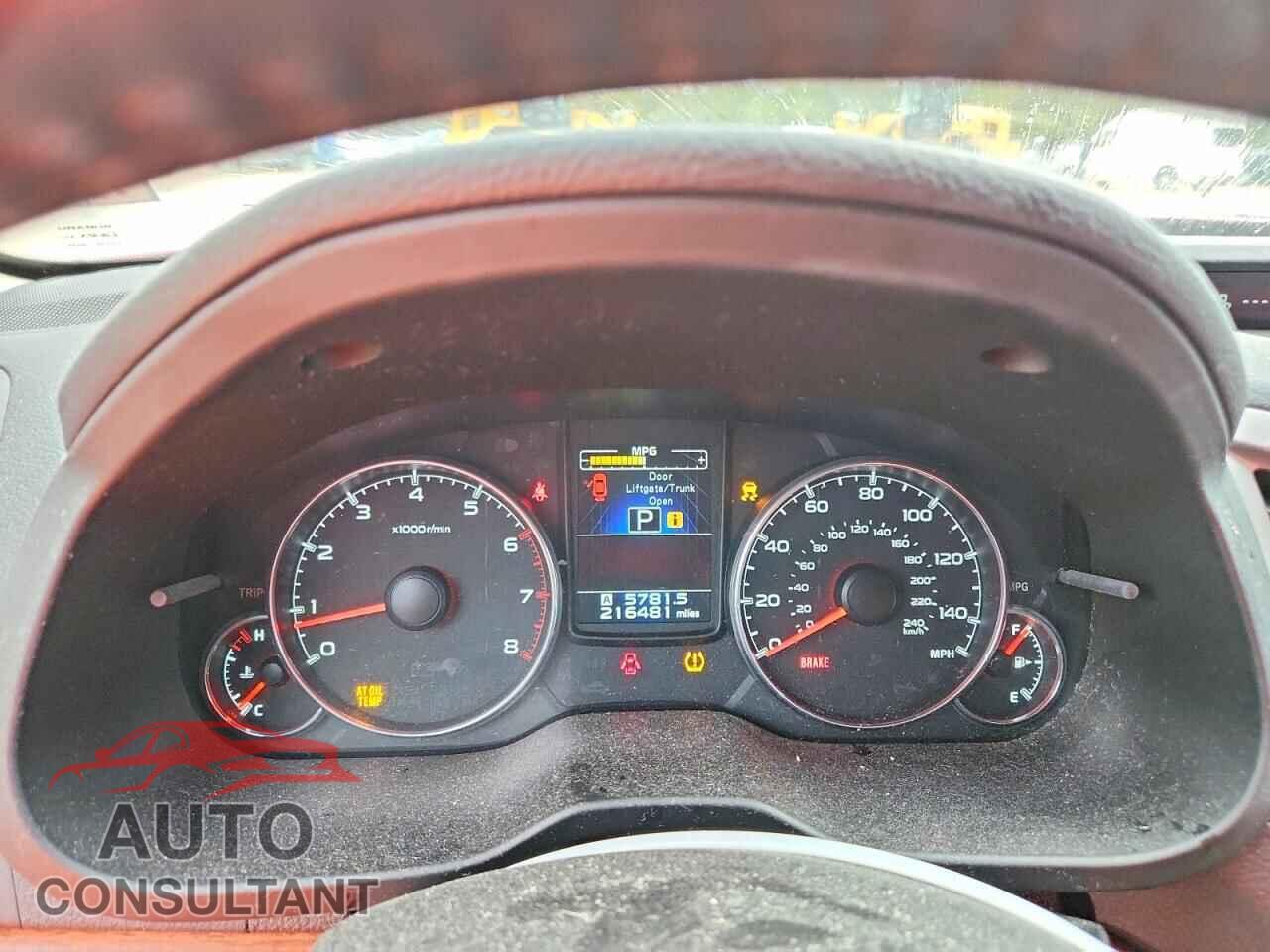 SUBARU OUTBACK 2014 - 4S4BRBLCXE3242408