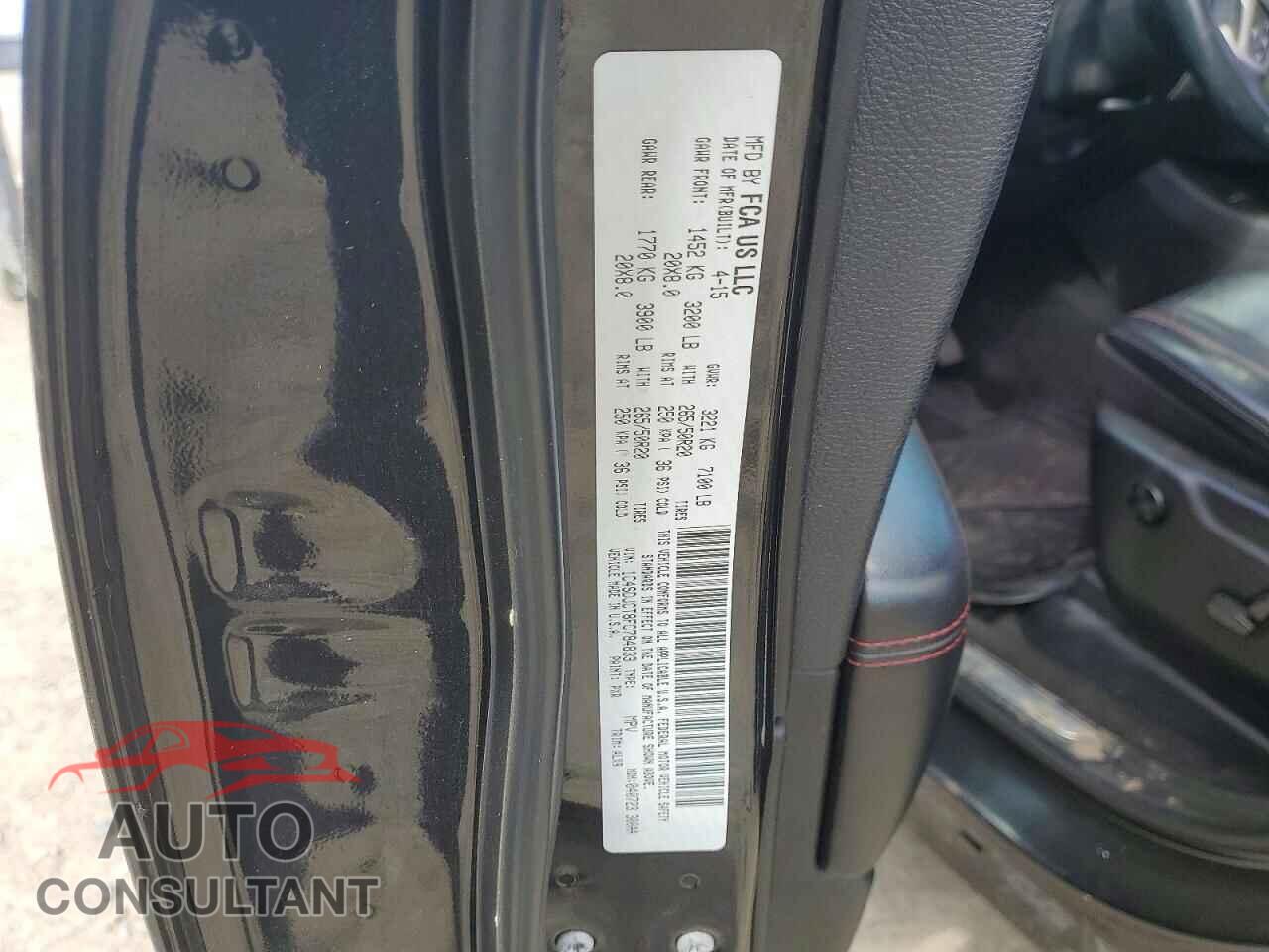 DODGE DURANGO 2015 - 1C4SDJCT8FC784833