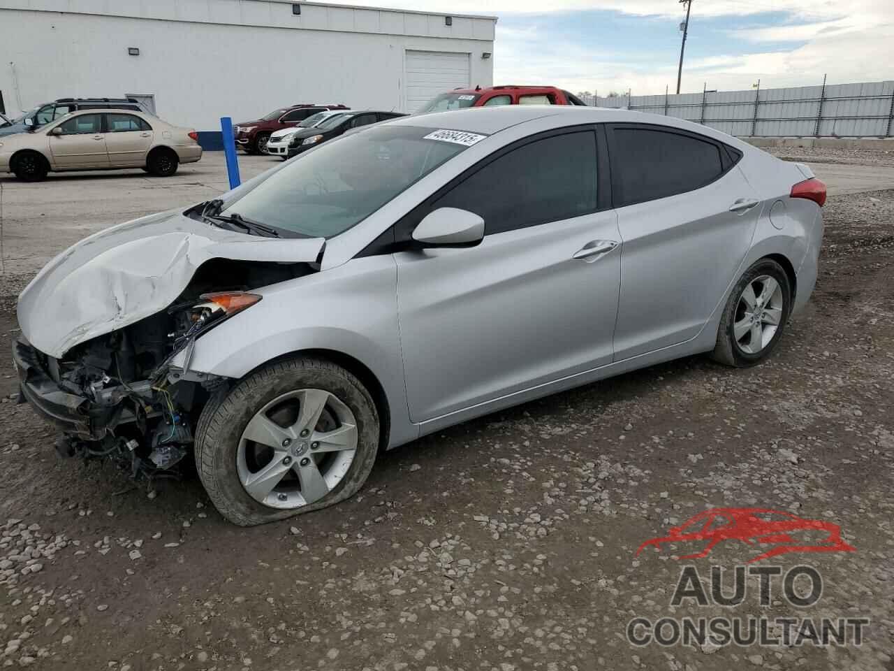 HYUNDAI ELANTRA 2012 - KMHDH4AE6CU288563