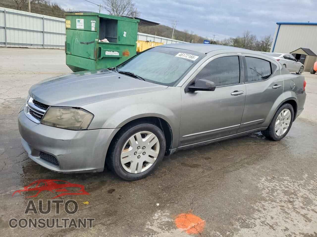 DODGE AVENGER 2012 - 1C3CDZAB9CN133891