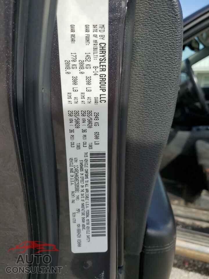 DODGE DURANGO 2014 - 1C4RDHAG0EC595881