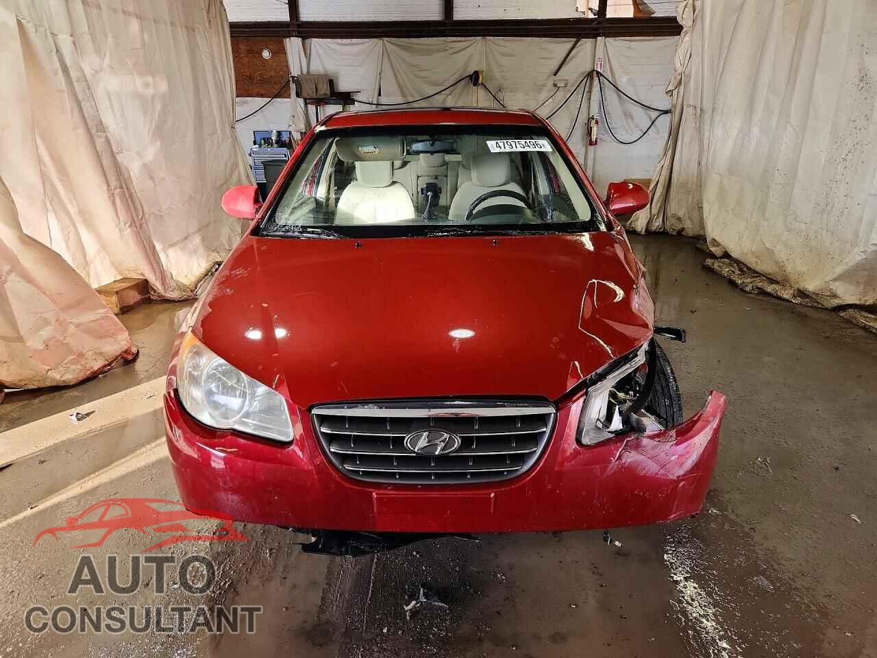 HYUNDAI ELANTRA 2009 - KMHDU46D59U725893