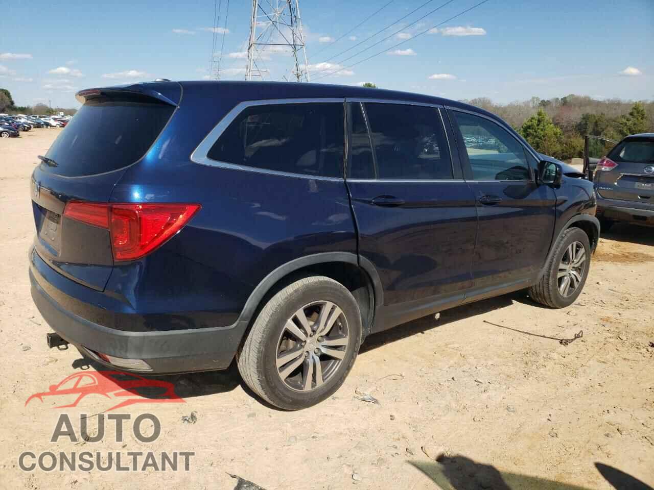 HONDA PILOT 2017 - 5FNYF5H36HB004290