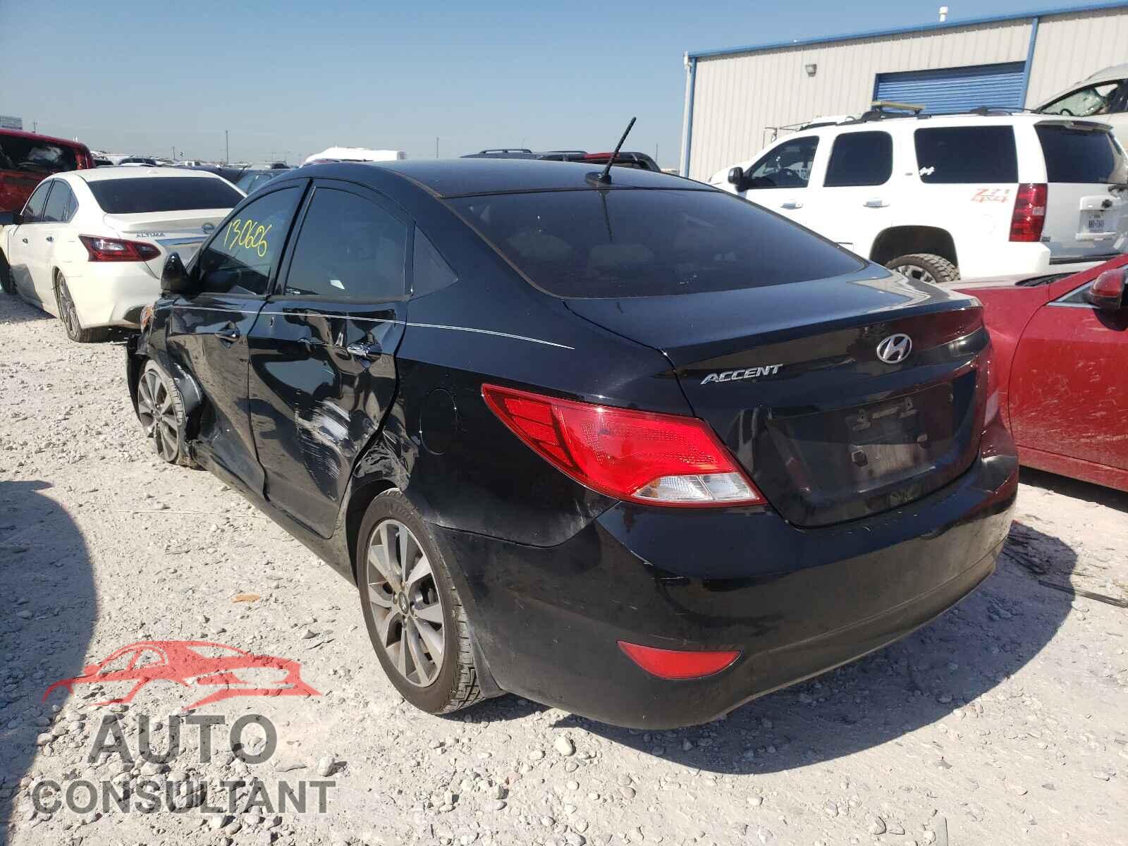 HYUNDAI ACCENT 2017 - KMHCT4AE5HU255796