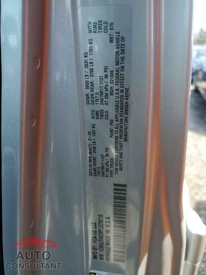 JEEP GLADIATOR 2023 - 1C6HJTAG9PL529010