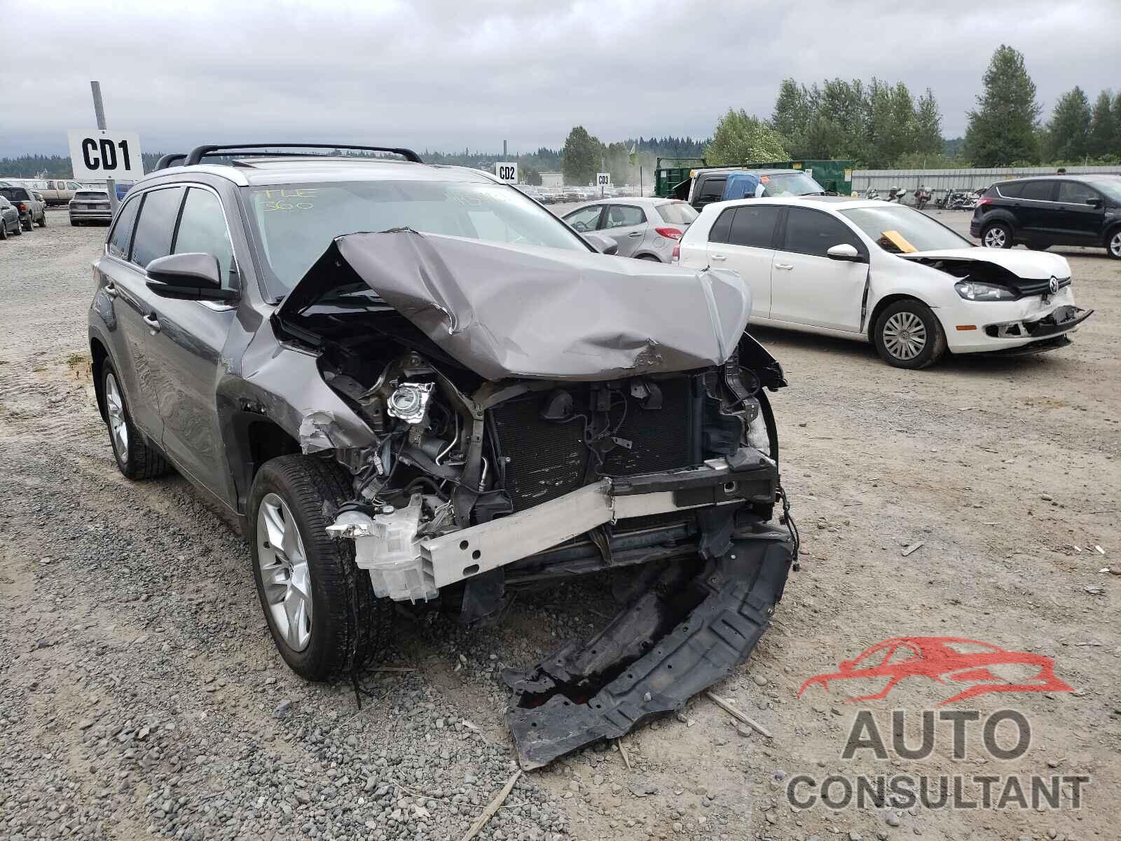 TOYOTA HIGHLANDER 2016 - 5TDDKRFHXGS276898