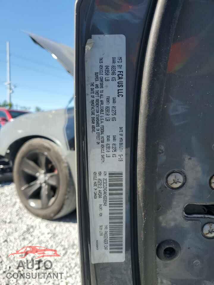 DODGE CHALLENGER 2019 - 2C3CDZAG4KH668940