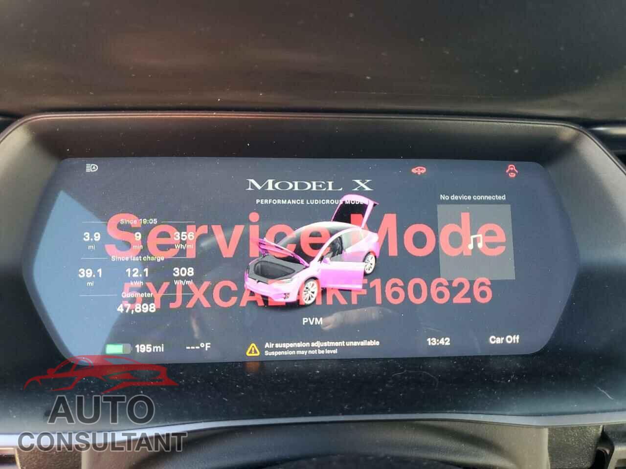 TESLA MODEL X 2019 - 5YJXCAE41KF160626