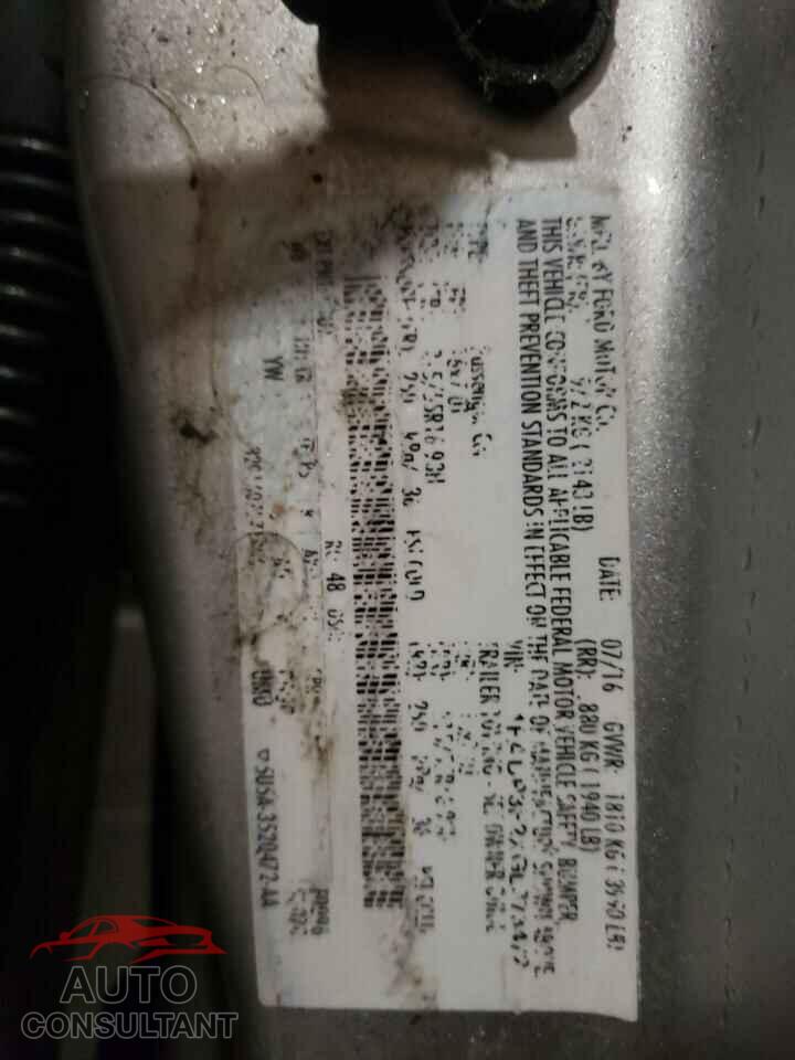 FORD FOCUS 2016 - 1FADP3F2XGL373472