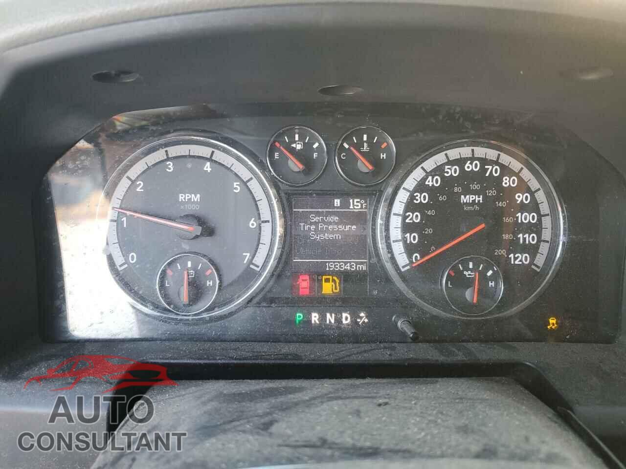 DODGE RAM 1500 2012 - 1C6RD6FT8CS329626
