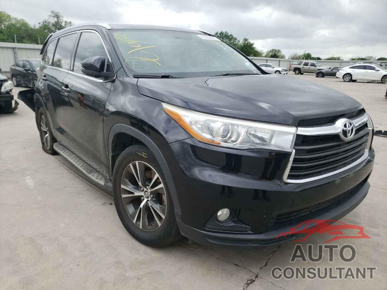 TOYOTA HIGHLANDER 2016 - 5TDKKRFH1GS502320