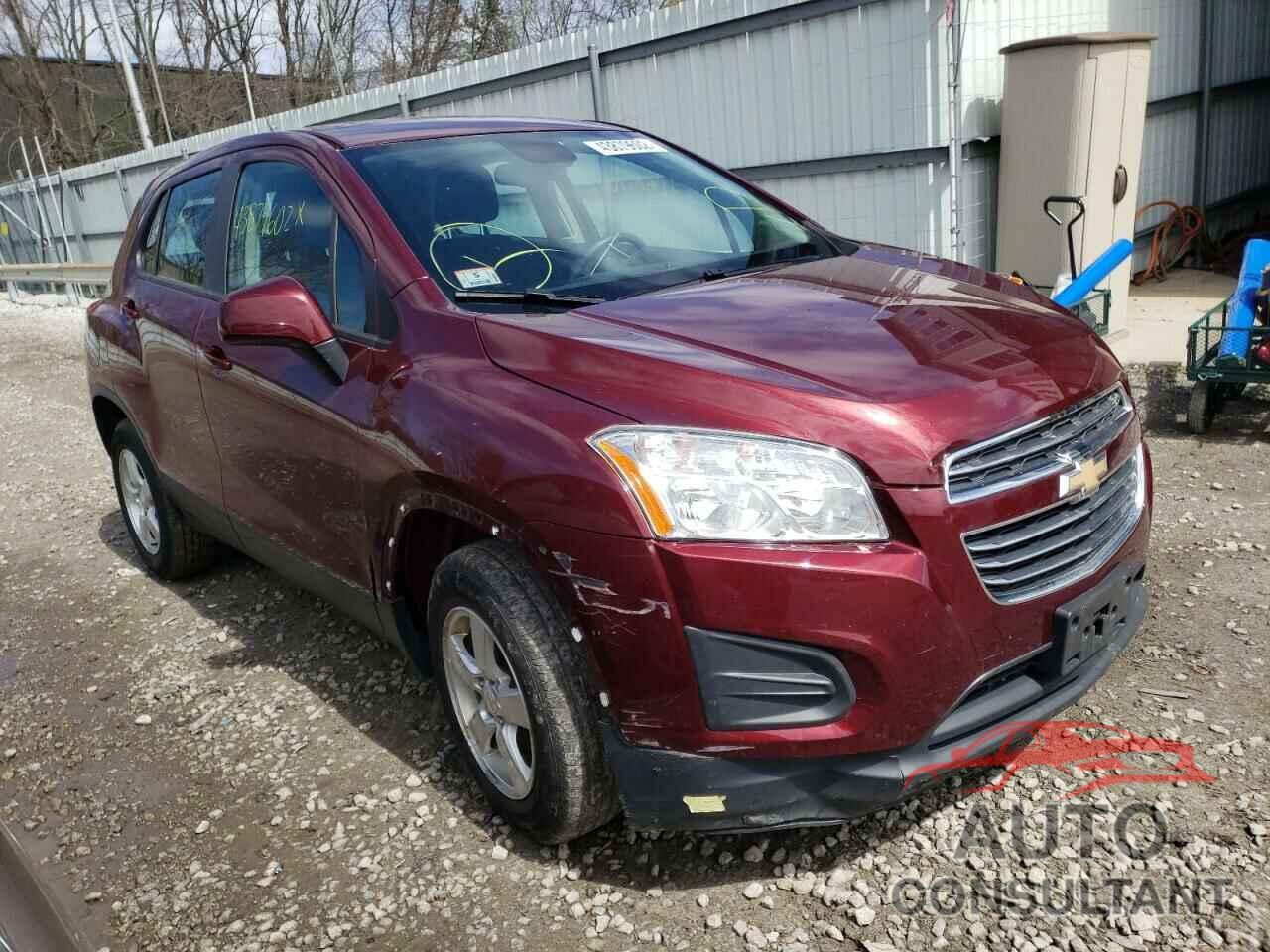 CHEVROLET TRAX 2016 - 3GNCJNSB6GL262843