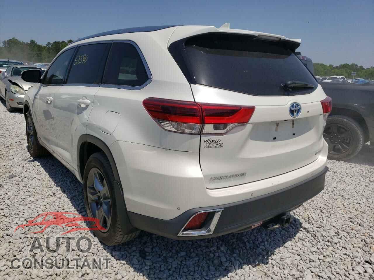 TOYOTA HIGHLANDER 2017 - 5TDDGRFH7HS036002