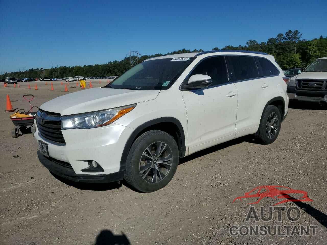TOYOTA HIGHLANDER 2016 - 5TDKKRFH5GS158491