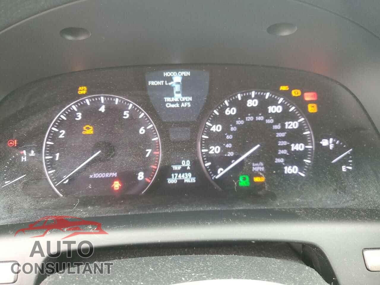 LEXUS LS460 2010 - JTHBL5EF8A5092651