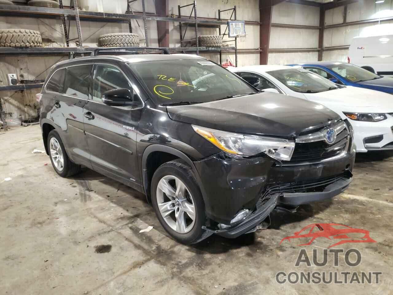 TOYOTA HIGHLANDER 2016 - 5TDDCRFHXGS015784
