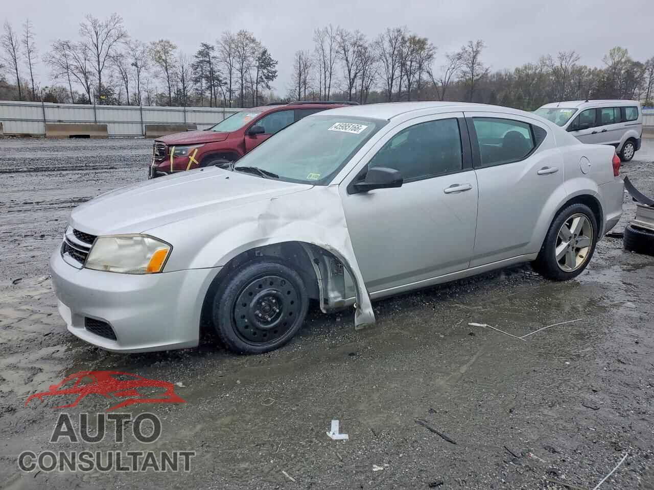 DODGE AVENGER 2012 - 1C3CDZAB7CN174648