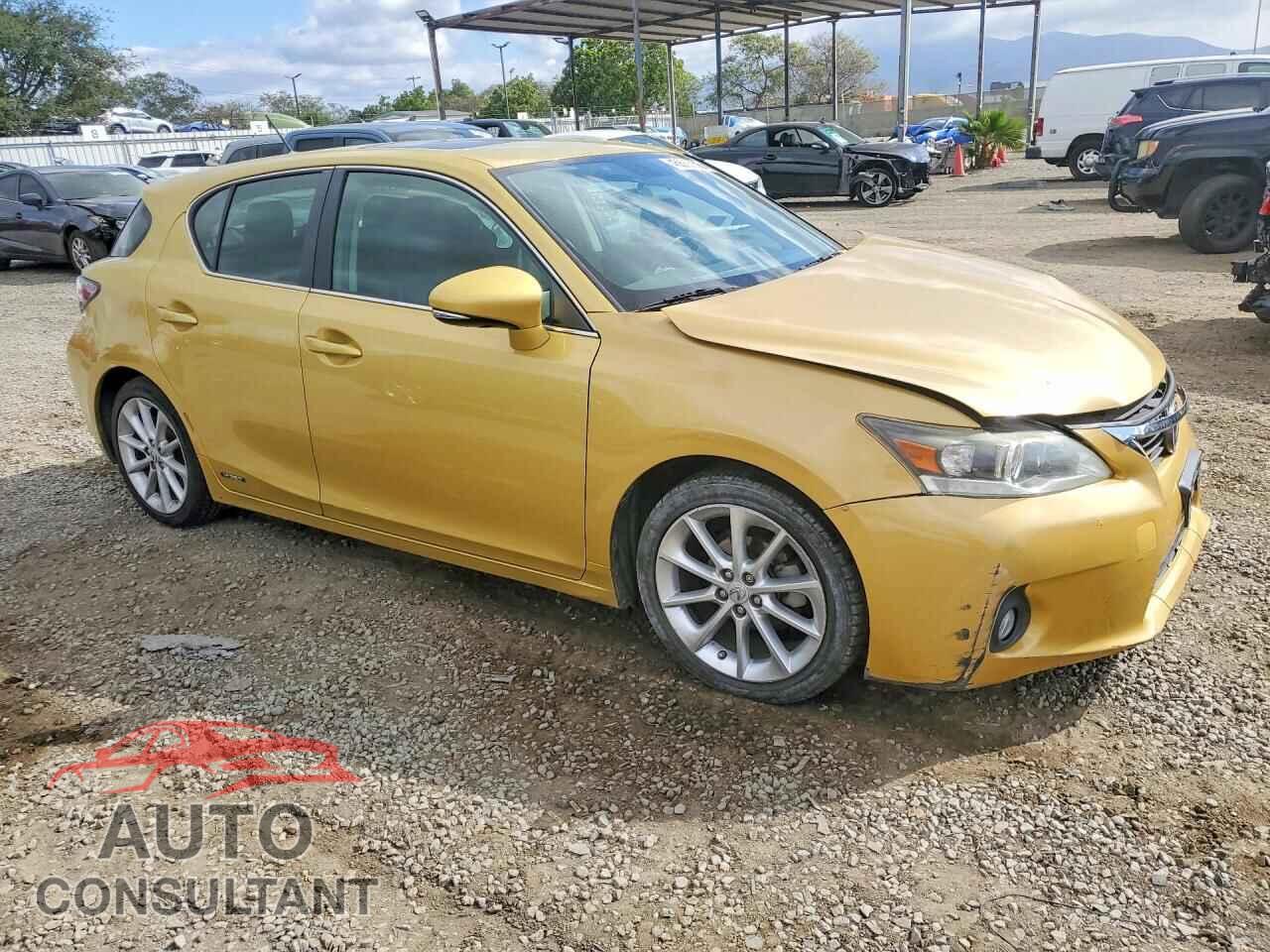 LEXUS CT 200 2012 - JTHKD5BHXC2071324
