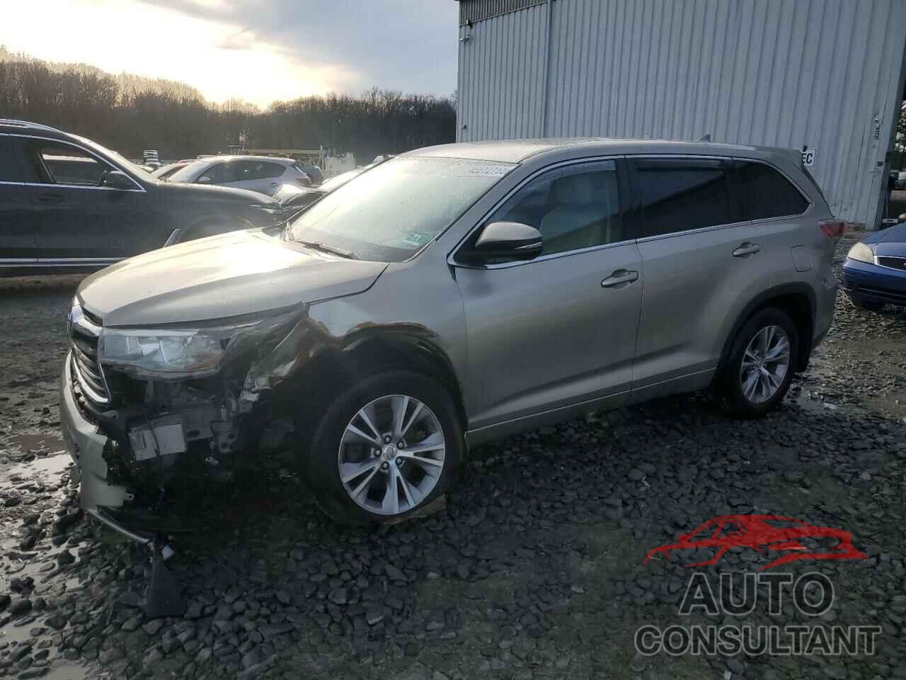 TOYOTA HIGHLANDER 2014 - 5TDBKRFH7ES066232