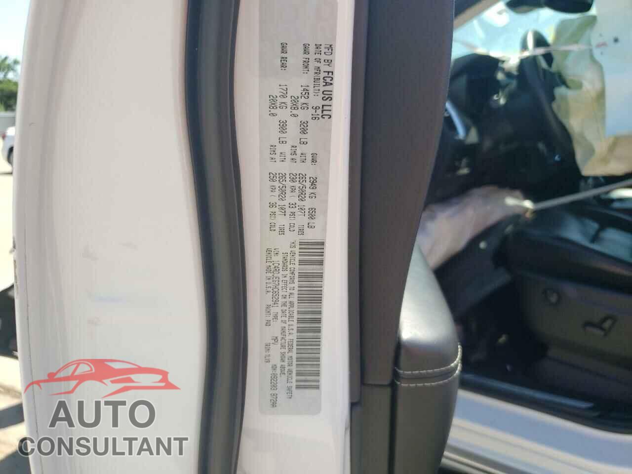 DODGE DURANGO 2017 - 1C4RDJEG7HC652941