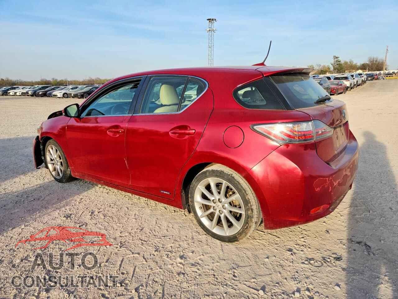 LEXUS CT 200 2012 - JTHKD5BH2C2116238