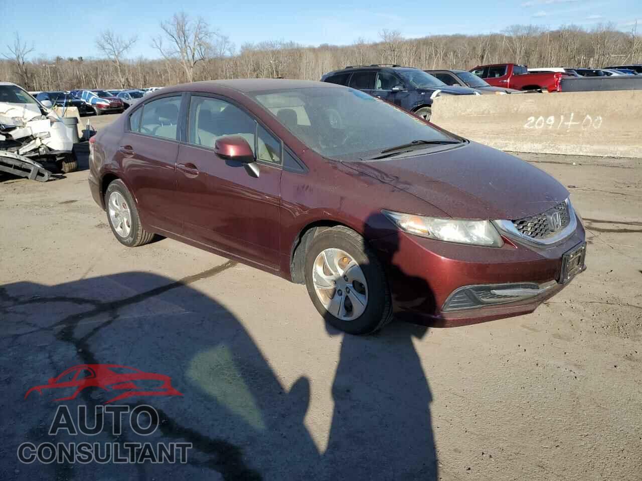 HONDA CIVIC 2013 - 19XFB2F59DE216283