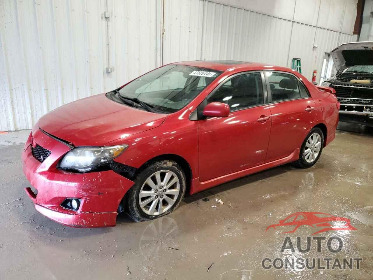 TOYOTA COROLLA 2010 - 2T1BU4EE0AC468603
