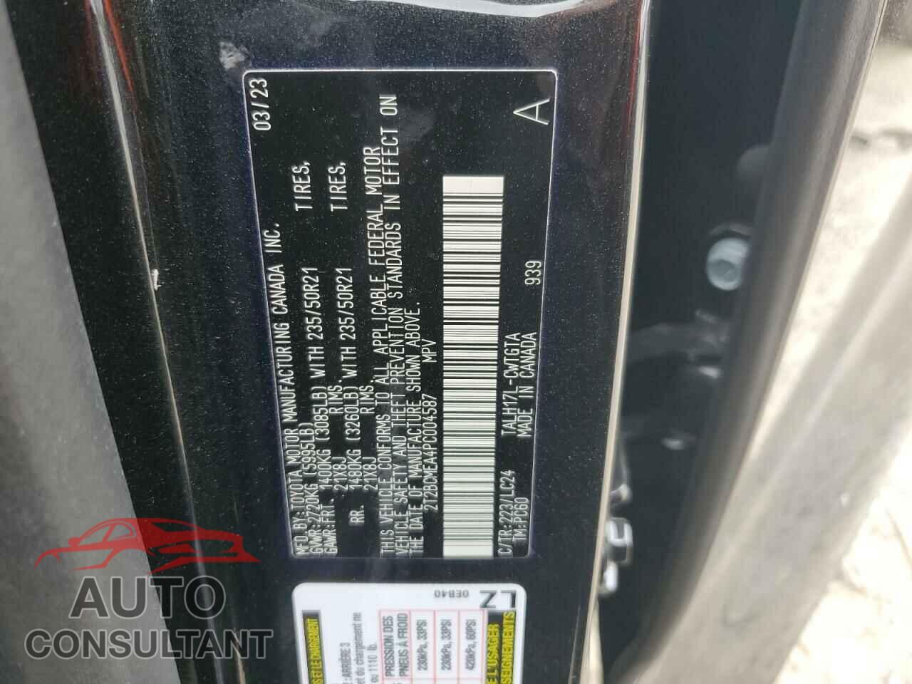 LEXUS RX 500H F 2023 - 2T2BCMEA4PC004587