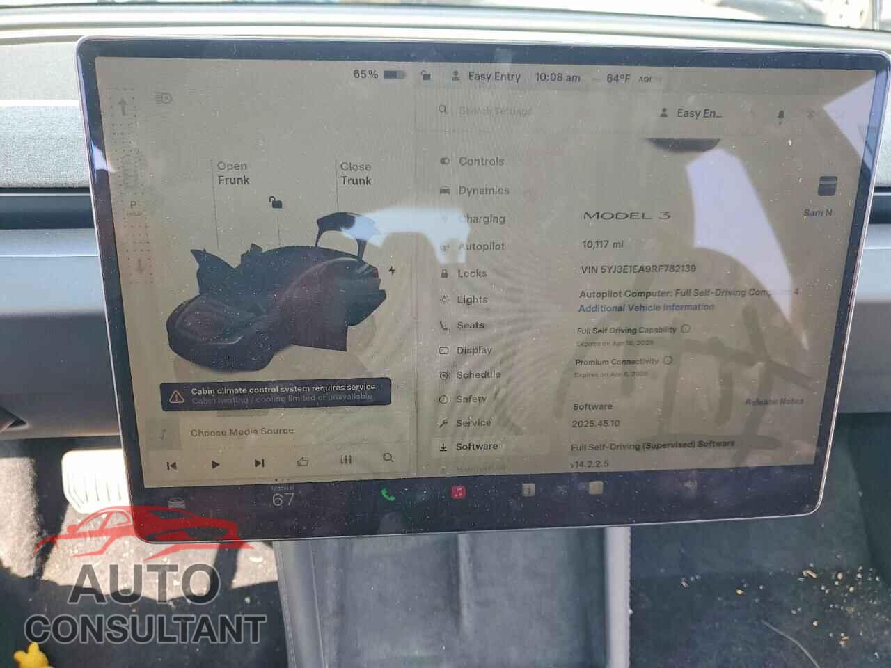 TESLA MODEL 3 2024 - 5YJ3E1EA9RF782139