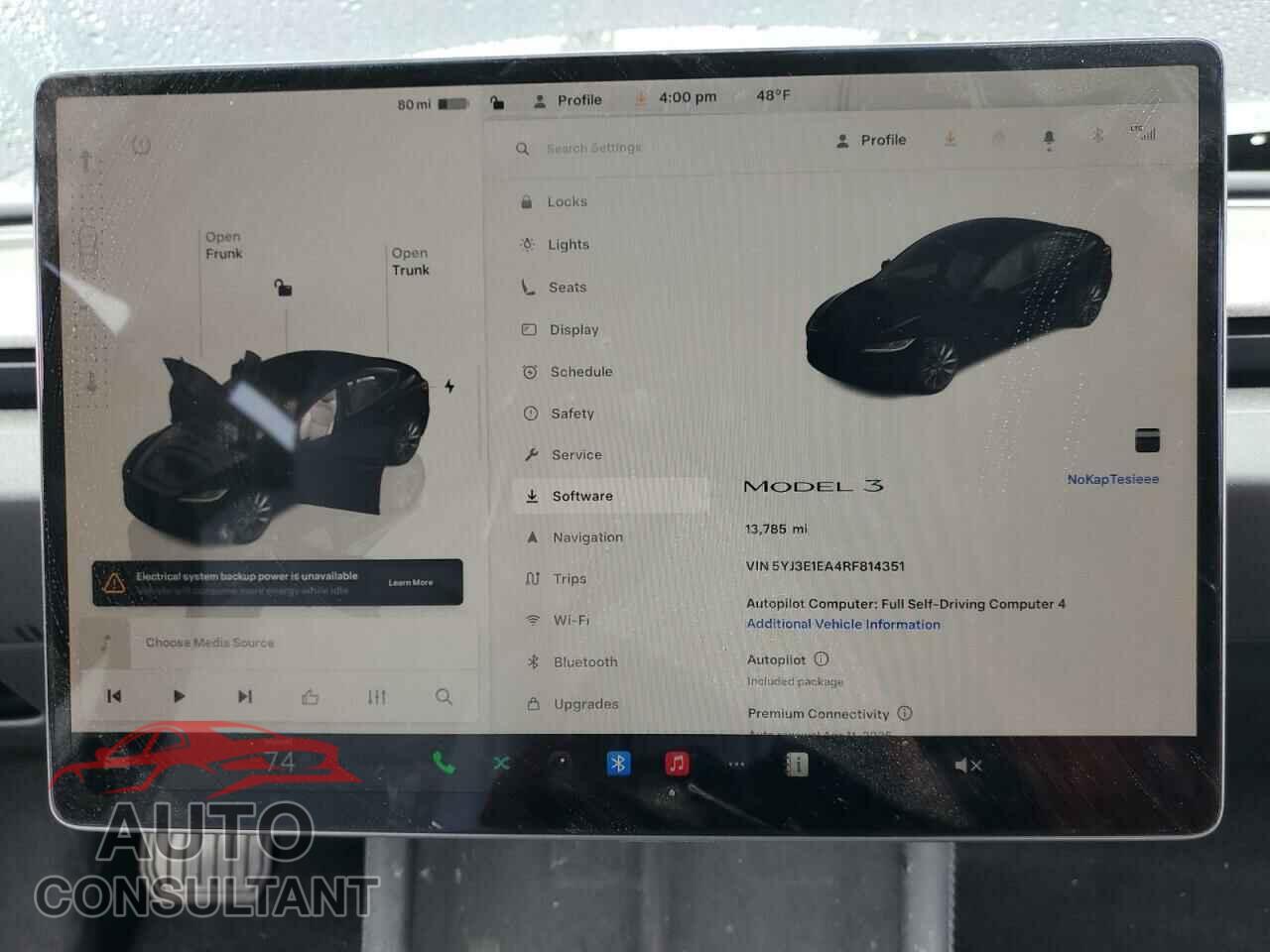 TESLA MODEL 3 2024 - 5YJ3E1EA4RF814351