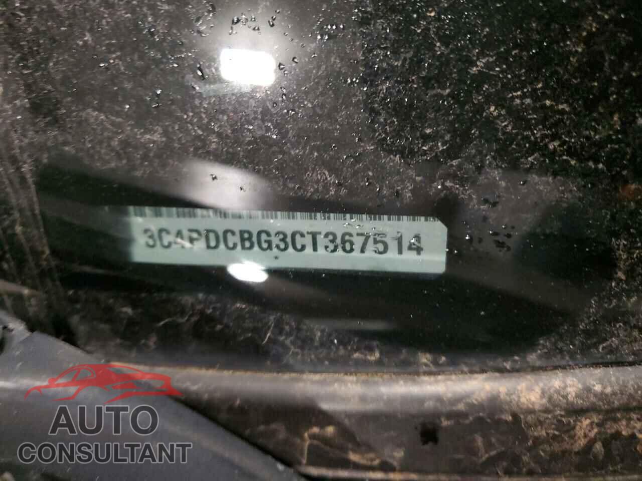 DODGE JOURNEY 2012 - 3C4PDCBG3CT367514