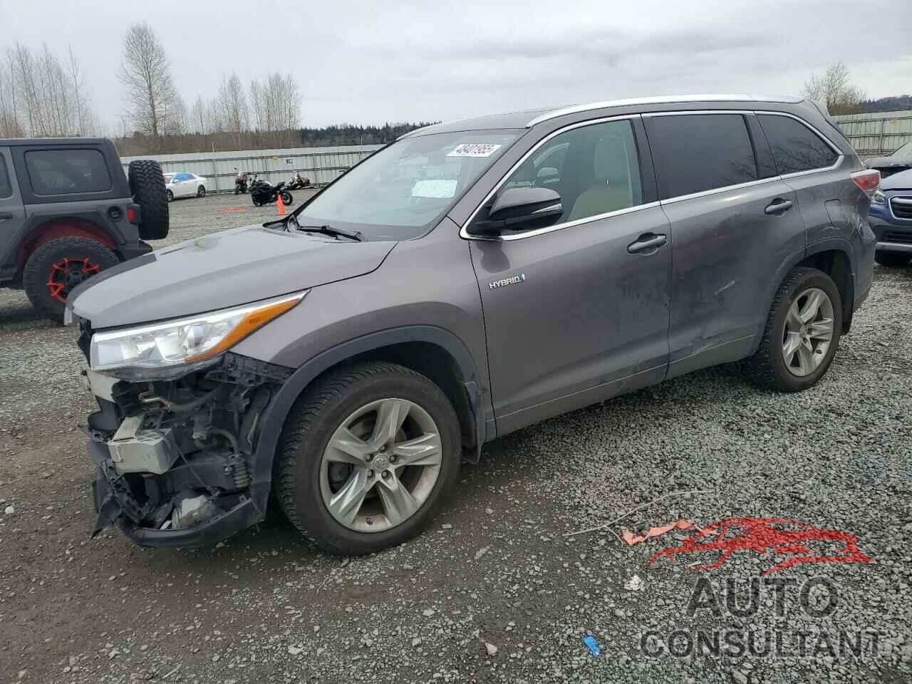 TOYOTA HIGHLANDER 2014 - 5TDDCRFH3ES004722