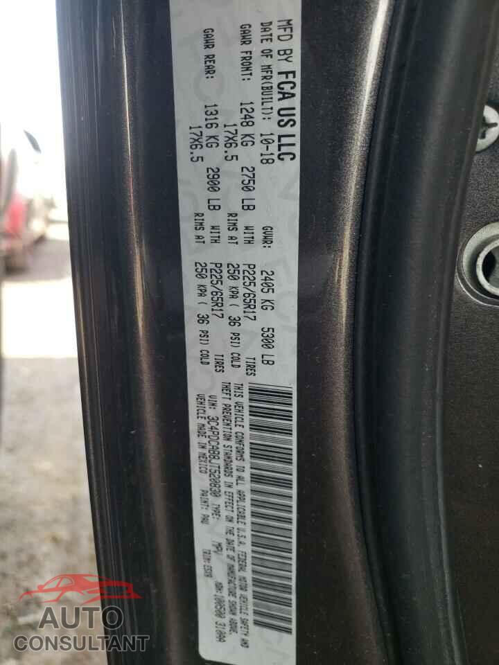 DODGE JOURNEY 2018 - 3C4PDCAB8JT520830