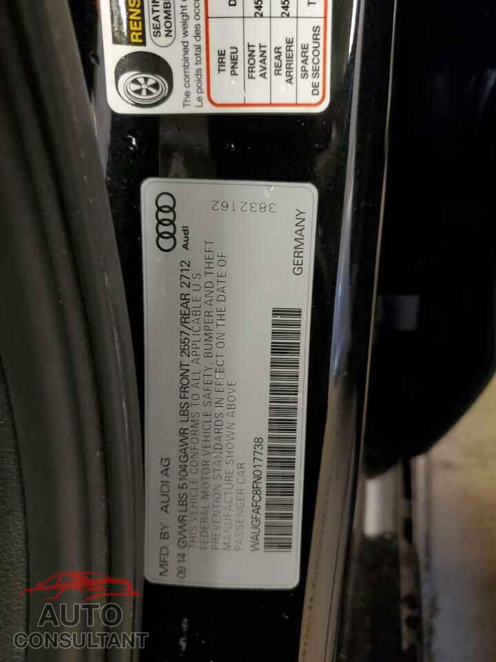 AUDI A6 2015 - WAUGFAFC8FN017738