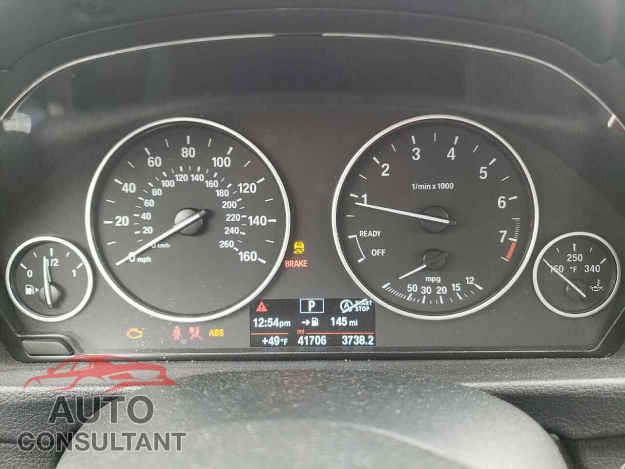 BMW 3 SERIES 2016 - WBA8E5G59GNU21437