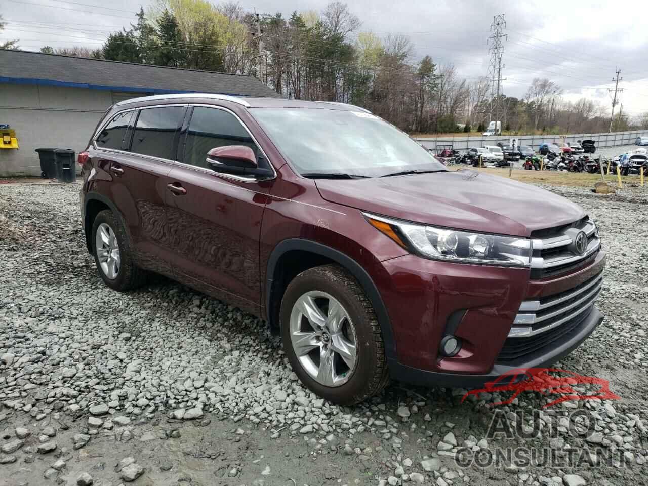 TOYOTA HIGHLANDER 2018 - 5TDDZRFH8JS812167