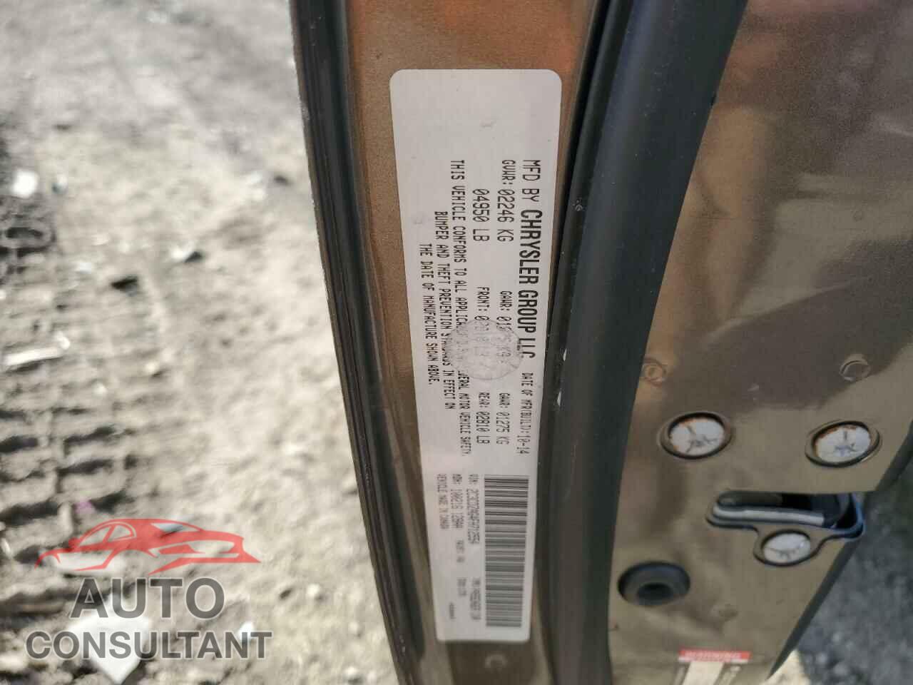 DODGE CHALLENGER 2015 - 2C3CDZAG4FH712554