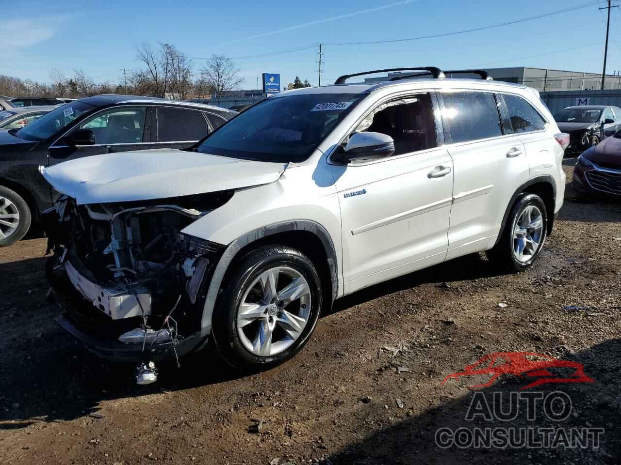 TOYOTA HIGHLANDER 2015 - 5TDDCRFH0FS012178