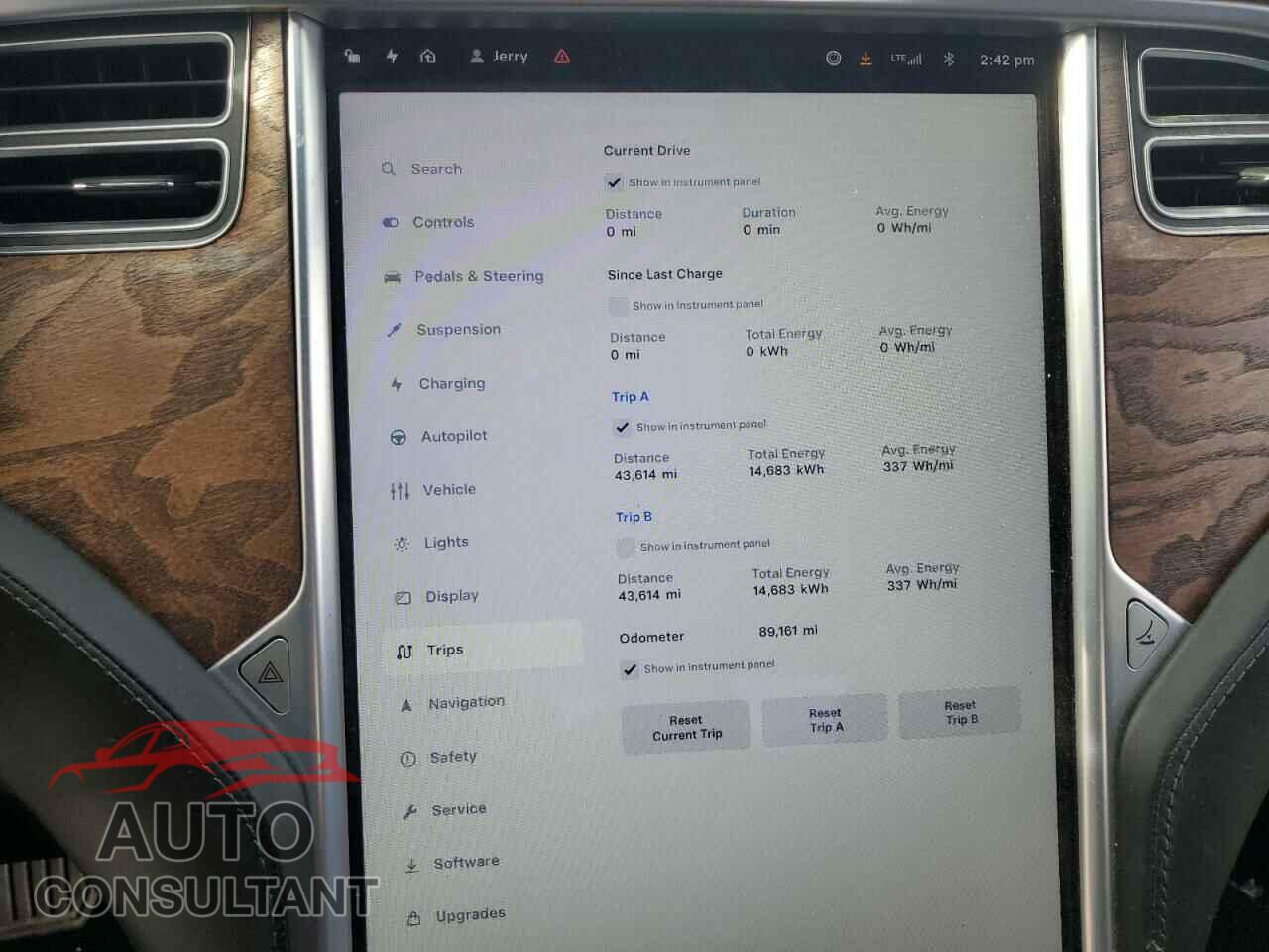 TESLA MODEL S 2017 - 5YJSA1E26HF185111