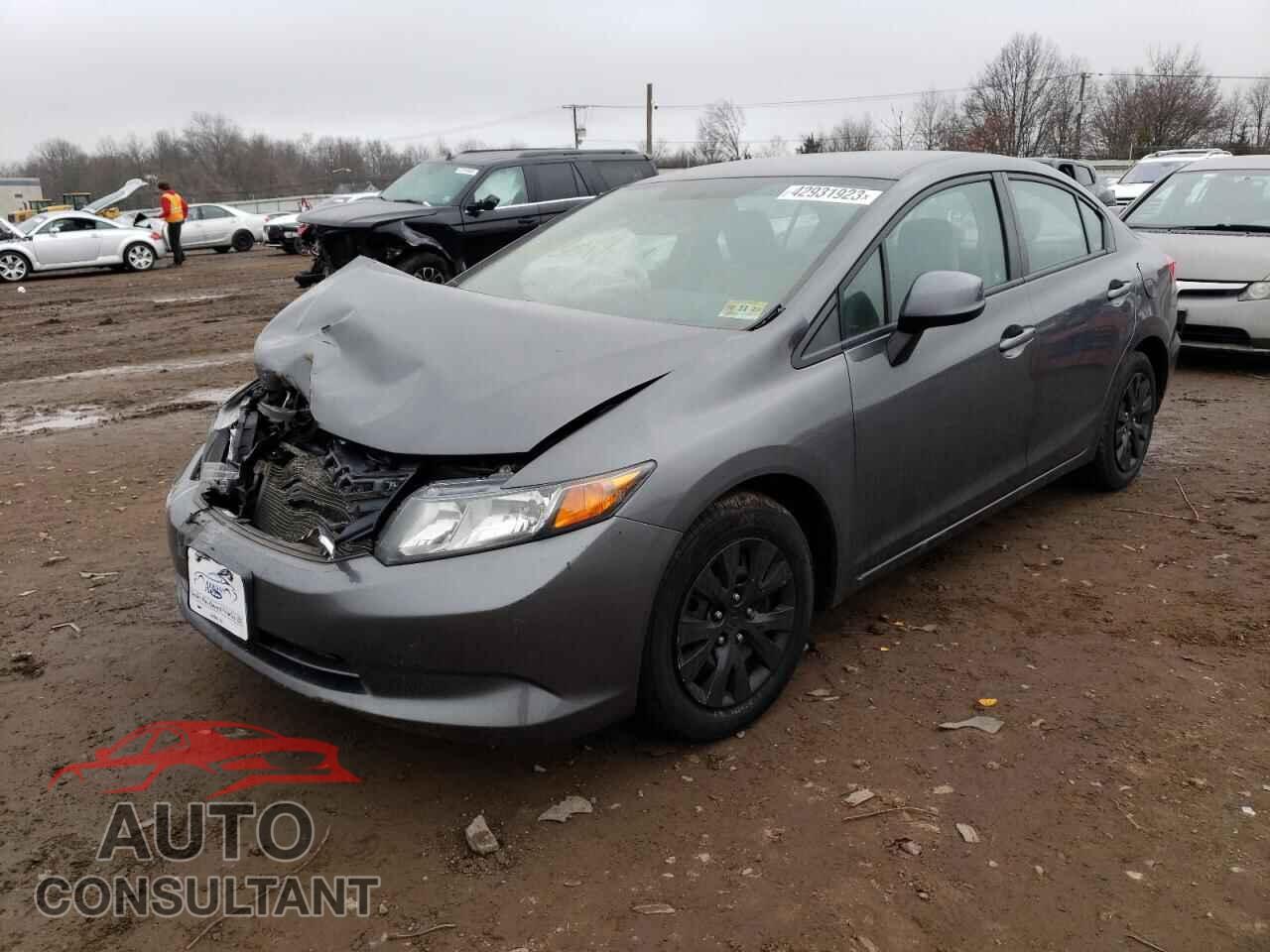 HONDA CIVIC 2012 - 2HGFB2F54CH610617