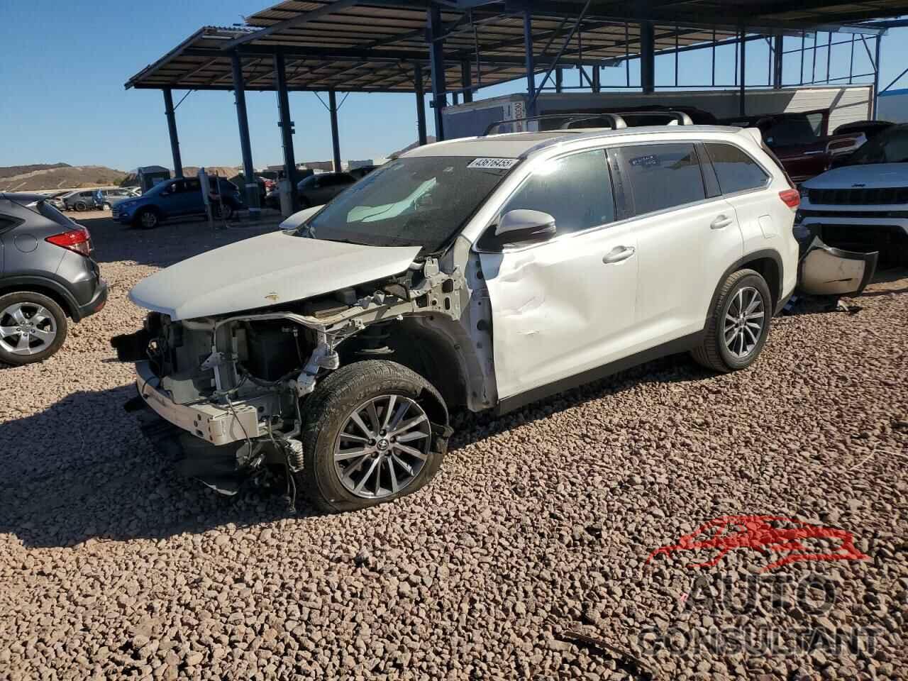 TOYOTA HIGHLANDER 2019 - 5TDKZRFH8KS567928