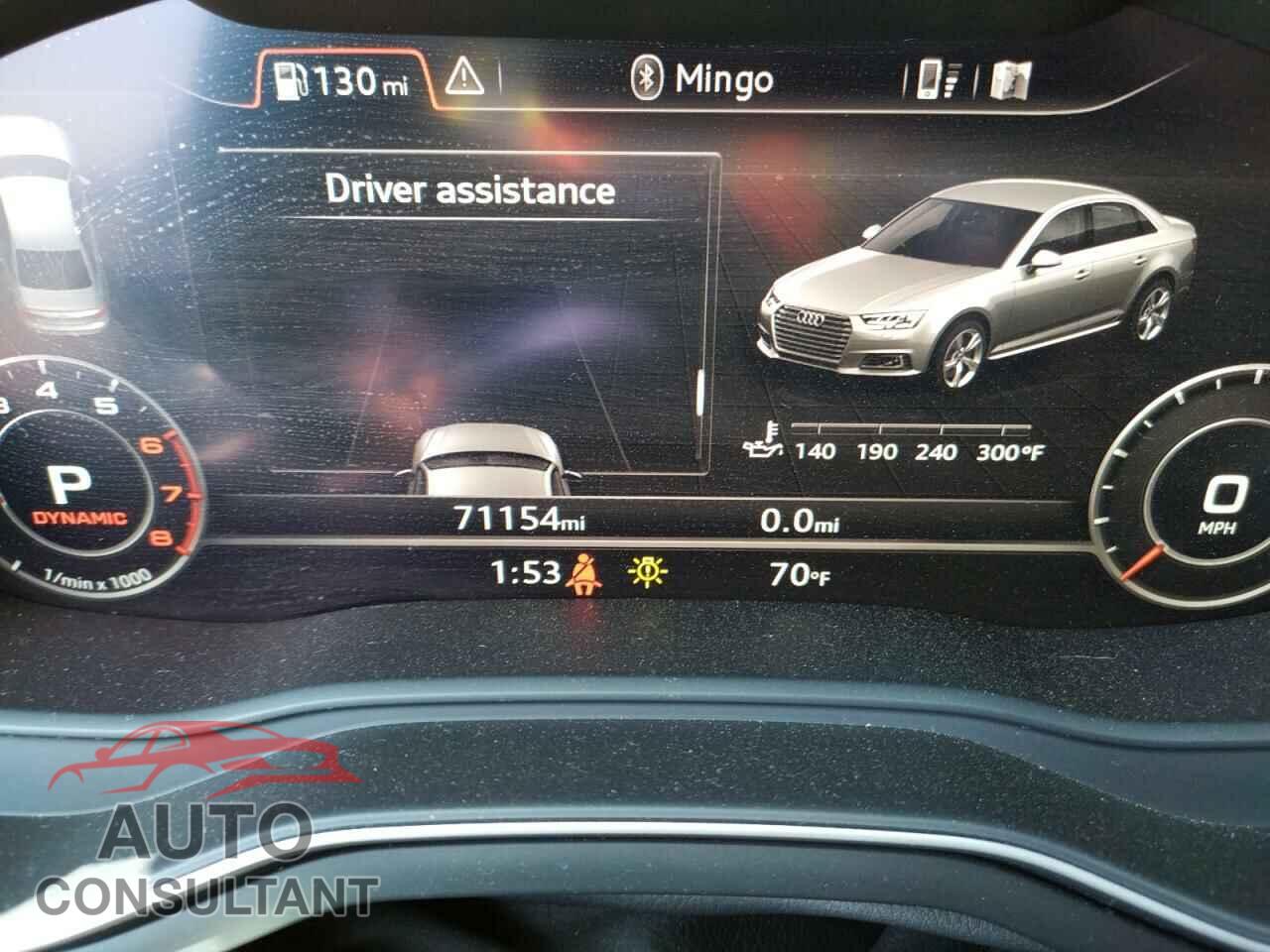 AUDI A4 2018 - WAULMAF44JA213236